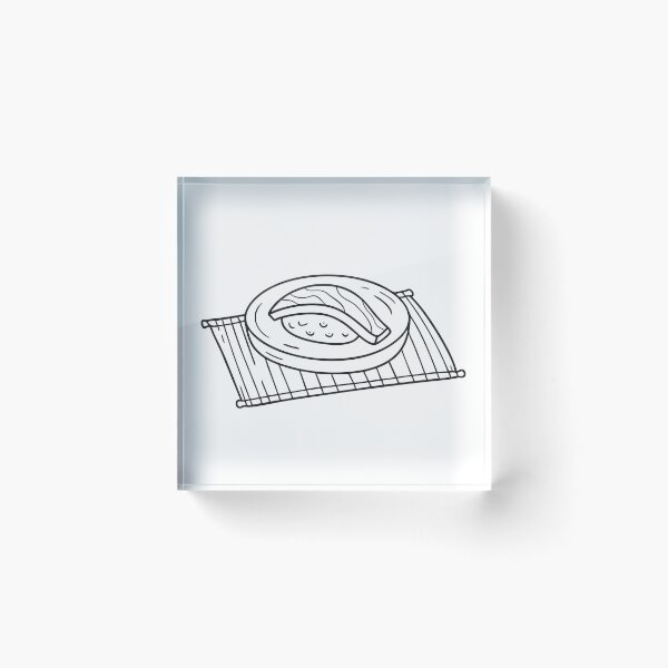 Item preview, Unagi Dish with Bamboo Mat on Table designed and sold by rasagamastore.