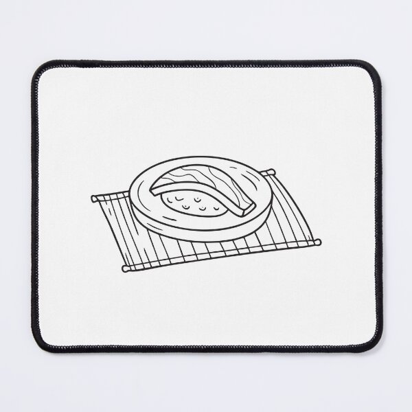 Item preview, Unagi Dish with Bamboo Mat on Table designed and sold by rasagamastore.