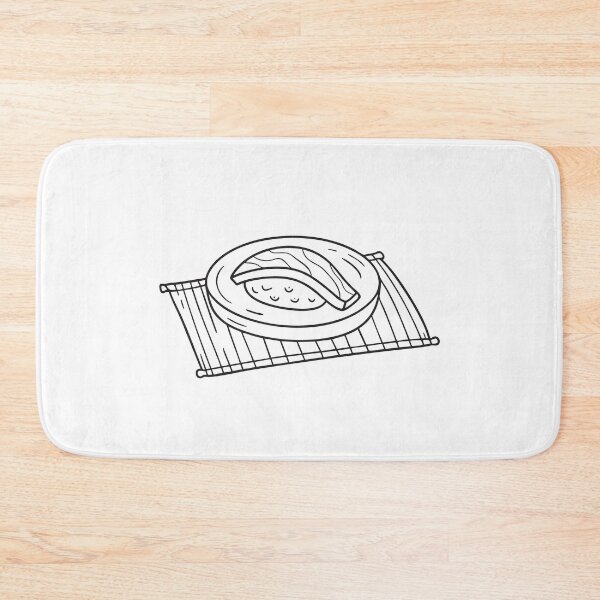 Item preview, Unagi Dish with Bamboo Mat on Table designed and sold by rasagamastore.