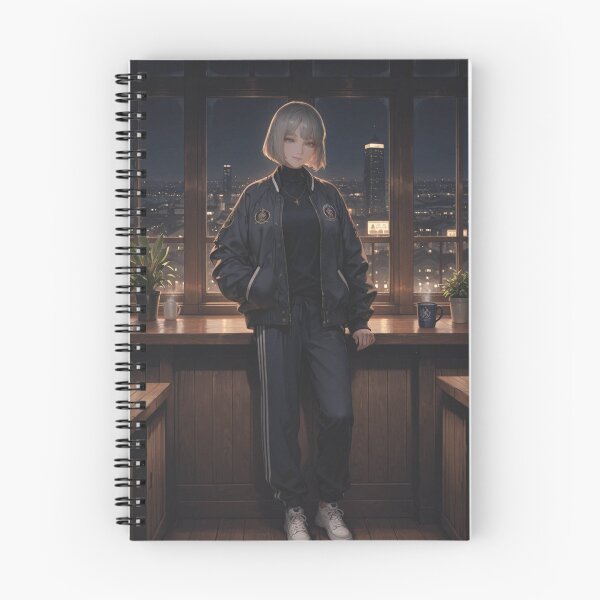 Item preview, Midnight Navy Window - City Pop Dreams designed and sold by SEIMEI2025.