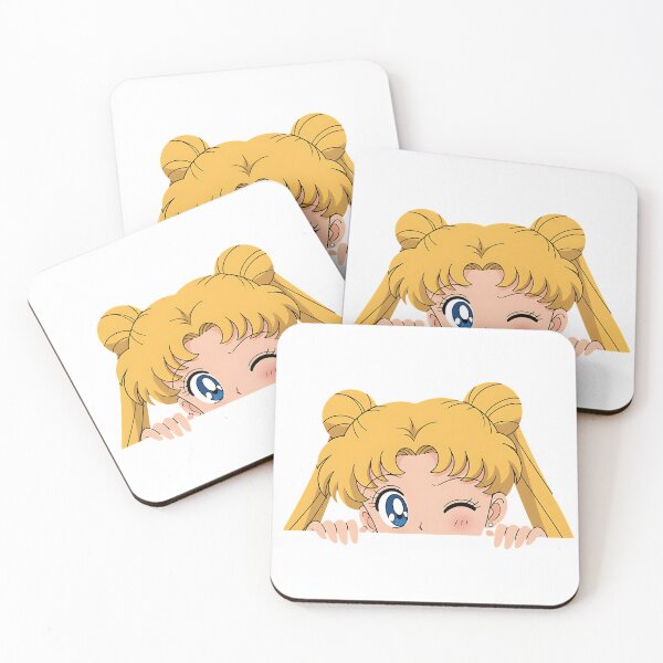 Item preview, Retro 90s Anime Girl Winking Peeker JDM Waifu designed and sold by MUGEN WORKS.