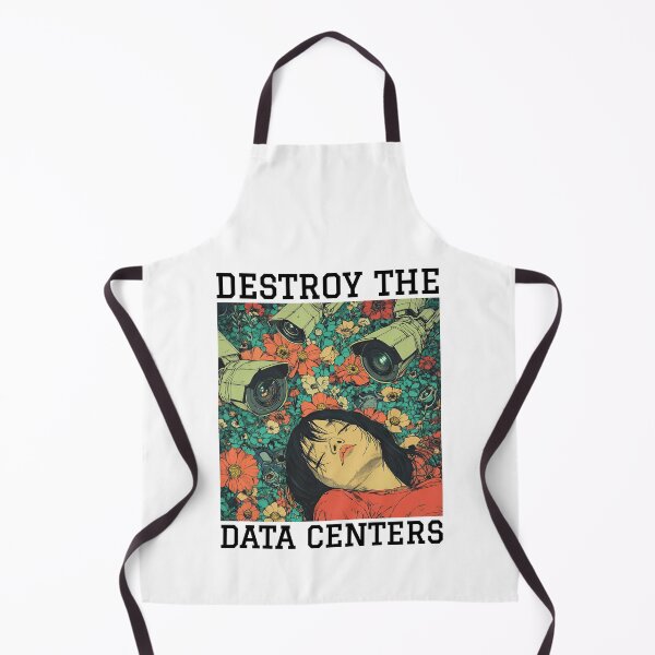 Item preview, Destroy The Data Centers Anti Surveillance Capitalism designed and sold by RockFireMerch.