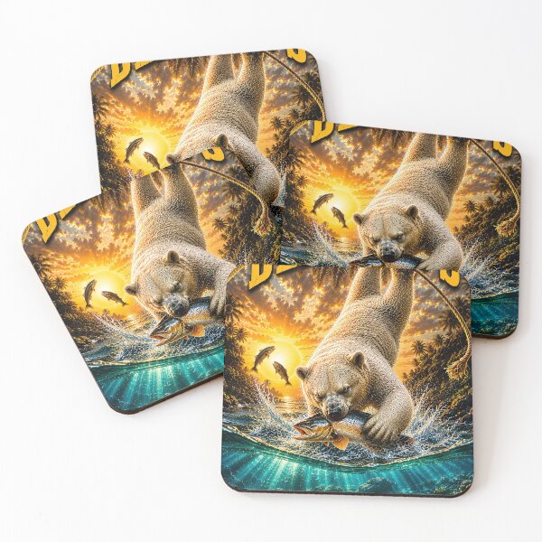 Item preview, Tarzan Fly Fishing Club Polar Bear Salmon Trout Fishing Angling designed and sold by JBXDesigner.