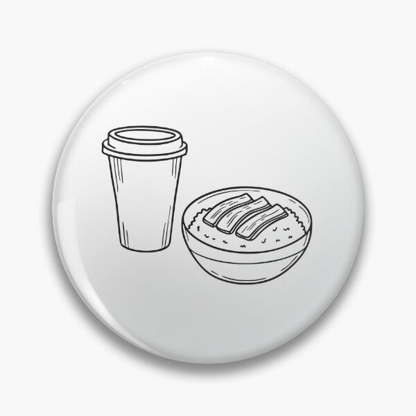 Item preview, Unagi served over rice beside a cup lid and moist napkin designed and sold by rasagamastore.