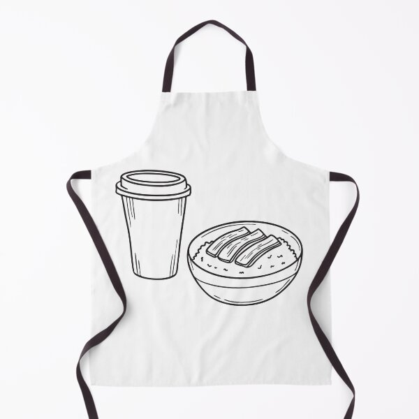 Item preview, Unagi served over rice beside a cup lid and moist napkin designed and sold by rasagamastore.