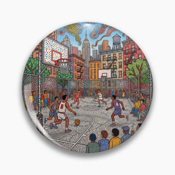 Item preview, NYC Basketball Court Abstract Art designed and sold by Home Decor Art.