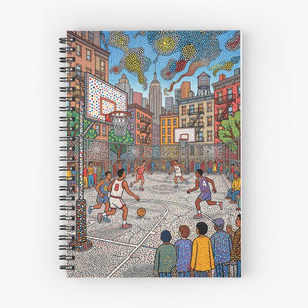 Item preview, NYC Basketball Court Abstract Art designed and sold by Home Decor Art.