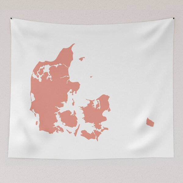 Item preview, Denmark Love in Coral designed and sold by Maren Misner.