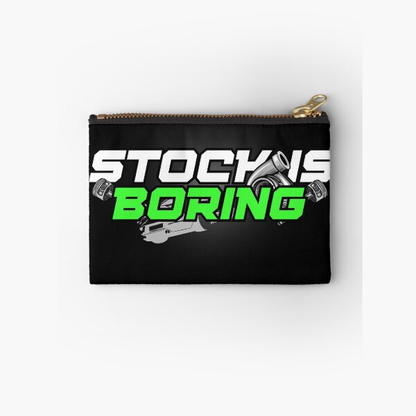 Item preview, Stock Is Boring - JDM Turbo Car Tuning Streetwear Graphic designed and sold by Frafri92.