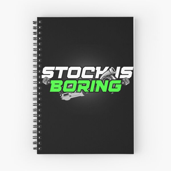 Item preview, Stock Is Boring - JDM Turbo Car Tuning Streetwear Graphic designed and sold by Frafri92.