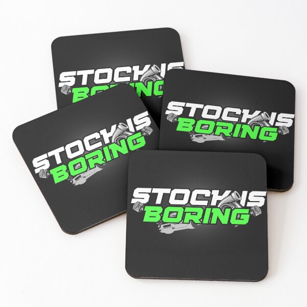 Item preview, Stock Is Boring - JDM Turbo Car Tuning Streetwear Graphic designed and sold by Frafri92.