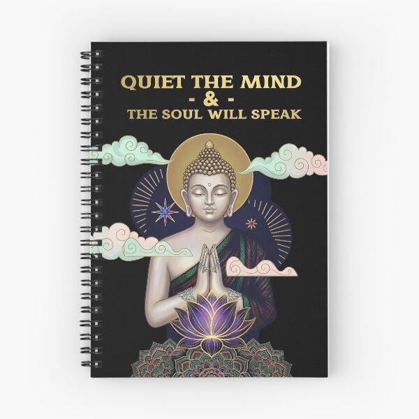 Item preview, Mindfulness - Buddha - Quiet the mind quote designed and sold by BobaTeeStore.