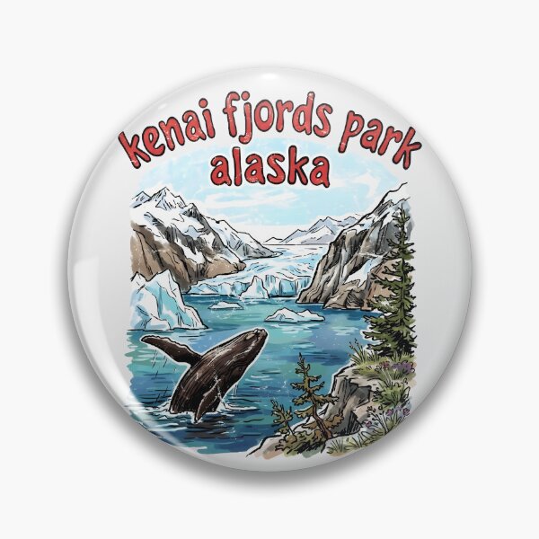 Artikelvorschau, Kenai-Fjords-Nationalpark, Alaska: Niedliche Wallandschaft entworfen und verkauft von HowToCanadian.