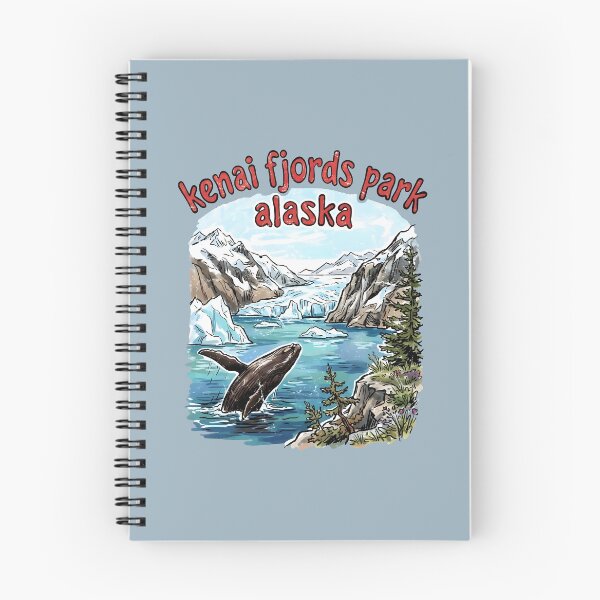 Item preview, Kenai Fjords National Park Alaska Cute Whale Landscape  designed and sold by HowToCanadian.