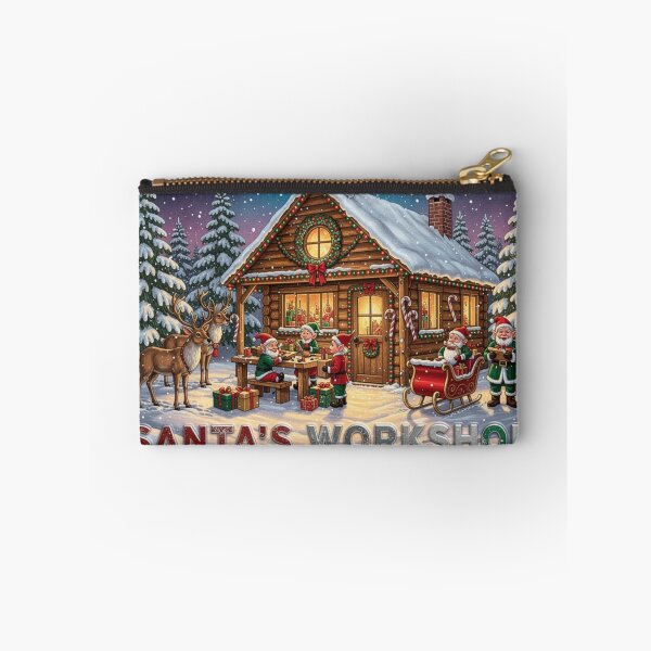 Item preview, Santa's Workshop Christmas Souvenir Artwork designed and sold by The Souvenir Dept..