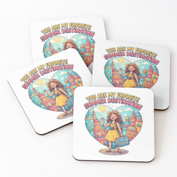 Item preview, You Are My Favorite Summer Destination Sticker designed and sold by Imaginarium of Chaos falcon88 .