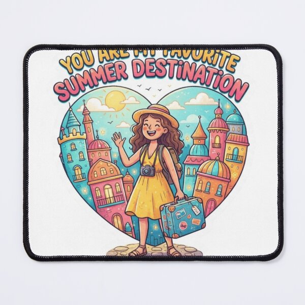 Item preview, You Are My Favorite Summer Destination Sticker designed and sold by Imaginarium of Chaos falcon88 .