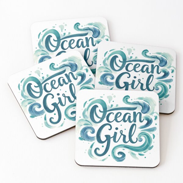 Item preview, Ocean Girl Lettering  designed and sold by PamLeeDesign.