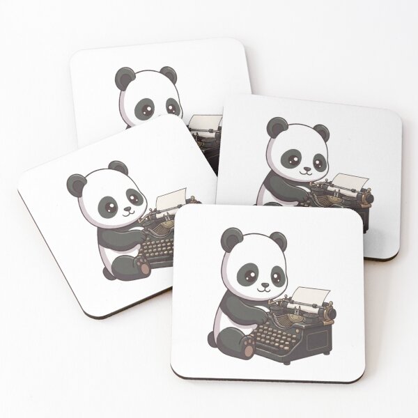 Item preview, Cute Panda Typing Vintage Typewriter designed and sold by Ella_Sketch.