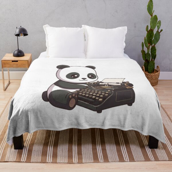 Item preview, Cute Panda Typing Vintage Typewriter designed and sold by Ella_Sketch.
