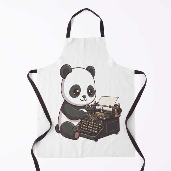 Item preview, Cute Panda Typing Vintage Typewriter designed and sold by Ella_Sketch.