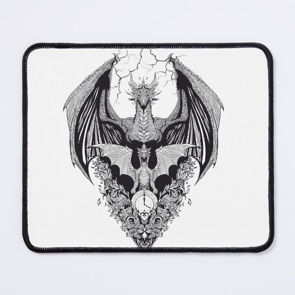 Item preview, Fourth wing - Andarna and Tairn Dragons - Illustration Fan Art designed and sold by RoniArtbg.
