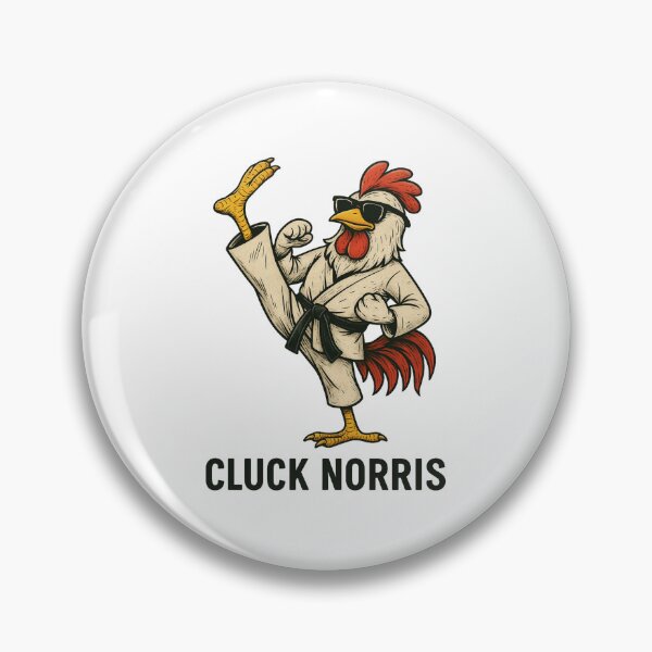Item preview, Cluck Norris – Funny Karate Rooster Design designed and sold by gumplovitz.