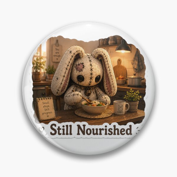 Item preview, Still Nourished | Rooki The Solo Rabbit | Self-Care Even on Lonely Days designed and sold by reanacreations.