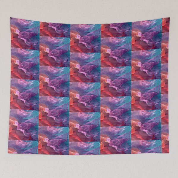 Item preview, Colorful  Flowing Silk Abstract Motion Artwork  designed and sold by NivyasArtistry.