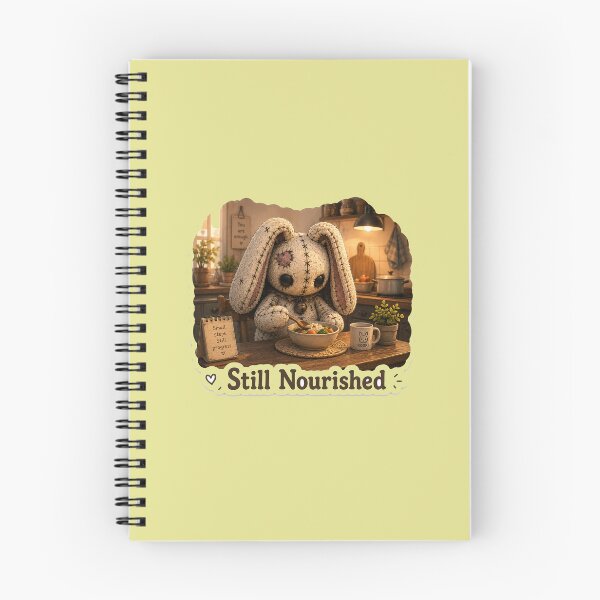 Item preview, Still Nourished | Rooki The Solo Rabbit | Self-Care Even on Lonely Days designed and sold by reanacreations.