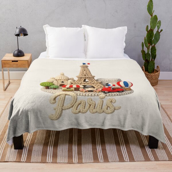 Item preview, Cute Knitted Paris Landmark | Handmade Yarn City Travel Souvenir designed and sold by Moons Studio.