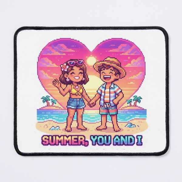 Item preview, Summer You And I Beach Sticker designed and sold by Imaginarium of Chaos falcon88 .