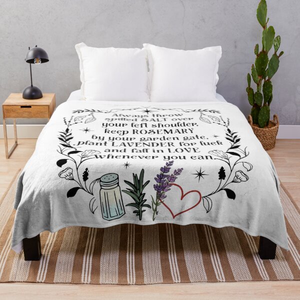 Item preview, Vintage Practical Magic Spilled Salt, Rosemary, Lavender and Love Quote designed and sold by Harmontal.