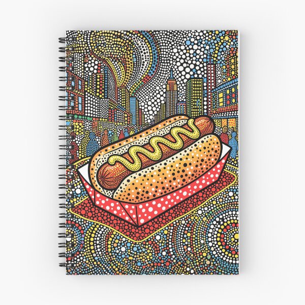 Item preview, Hot Dog With Mustard Abstract Art designed and sold by Home Decor Art.