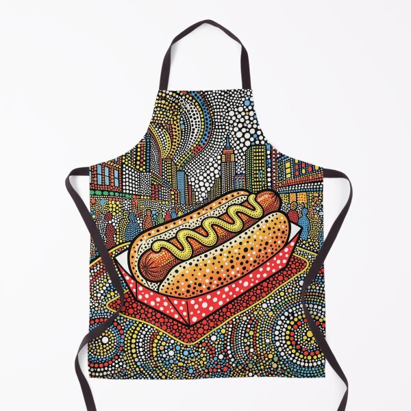 Item preview, Hot Dog With Mustard Abstract Art designed and sold by Home Decor Art.