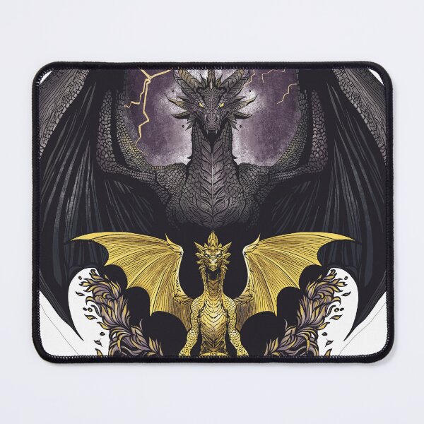 Item preview, Fourth wing - Andarna and Tairn Dragons - Illustration Fan Art - Color designed and sold by RoniArtbg.