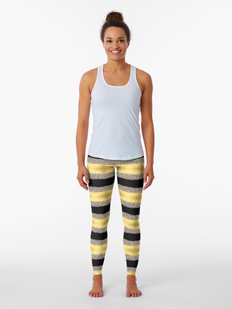 womens black sparkle leggings