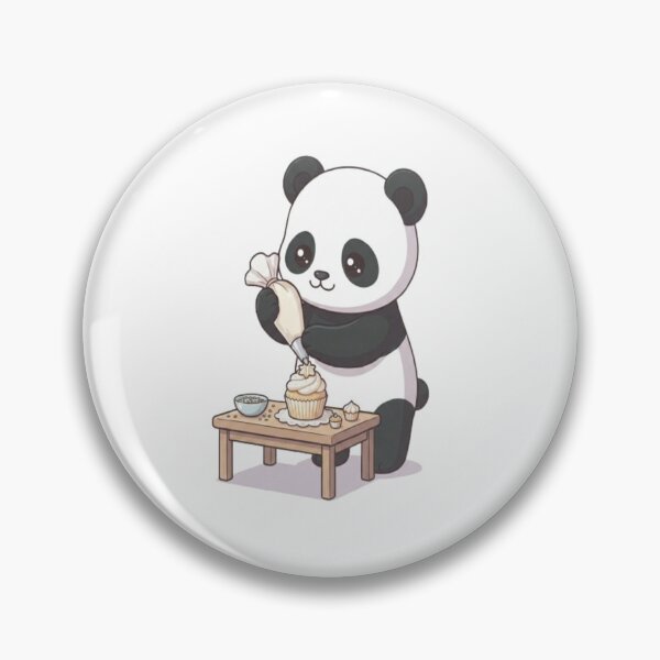 Item preview, Cute Panda Frosting Sweet Cupcake designed and sold by Ella_Sketch.