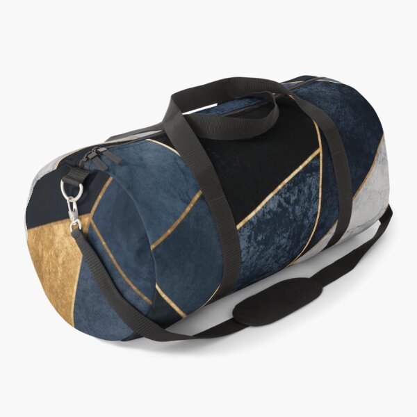 Item preview, Navy Blue Gold Marble Geometric Art designed and sold by 0606PM.