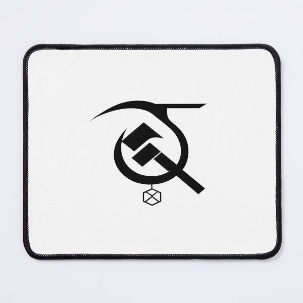 Item preview, Minimalist Hammer and Sickle Emblem with Abstract Circular Monogram Vector designed and sold by Artisan Finds Online.