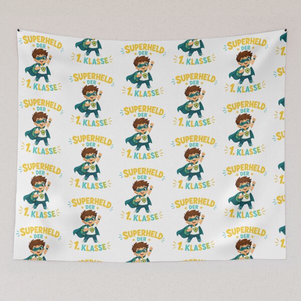 Item preview, Superhero Boy for First Grade School Start designed and sold by RGShirtWorks.
