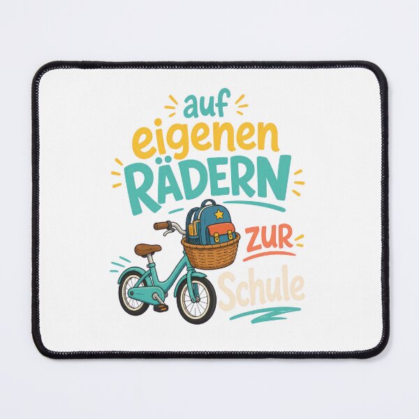 Item preview, On Own Wheels to School German Typography Design designed and sold by RGShirtWorks.