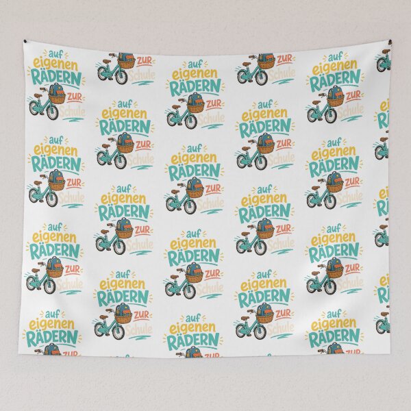 Item preview, On Own Wheels to School German Typography Design designed and sold by RGShirtWorks.