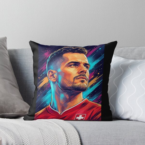Item preview, Retrato de arte pop de Granit xhaka designed and sold by DonetTrent.