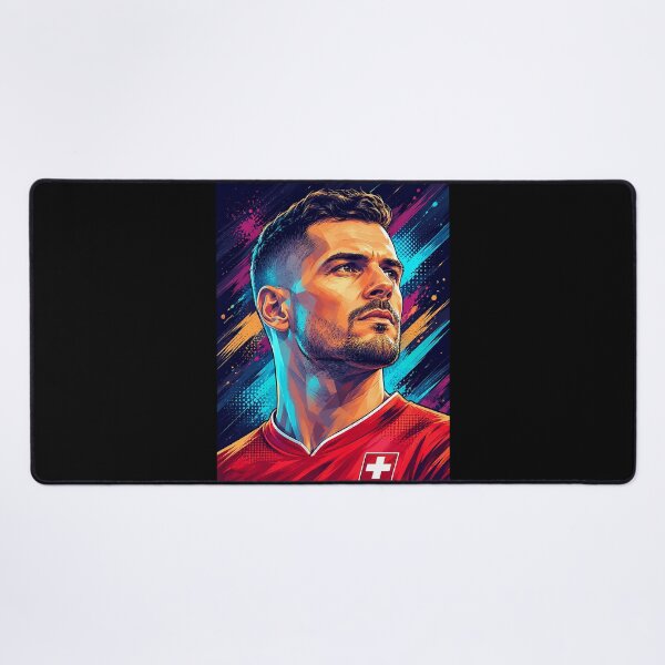 Item preview, Granit xhaka Pop Art Portrait designed and sold by DonetTrent.