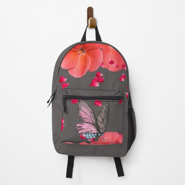 Item preview, Coral Flower Art with Butterfly – Elegant Minimal Nature Illustration designed and sold by EdgeSphere.