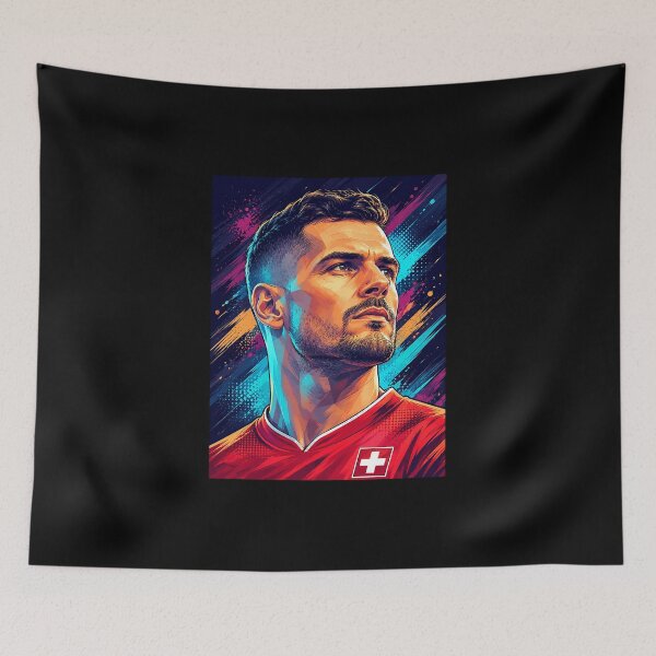 Item preview, Retrato de arte pop de Granit xhaka designed and sold by DonetTrent.