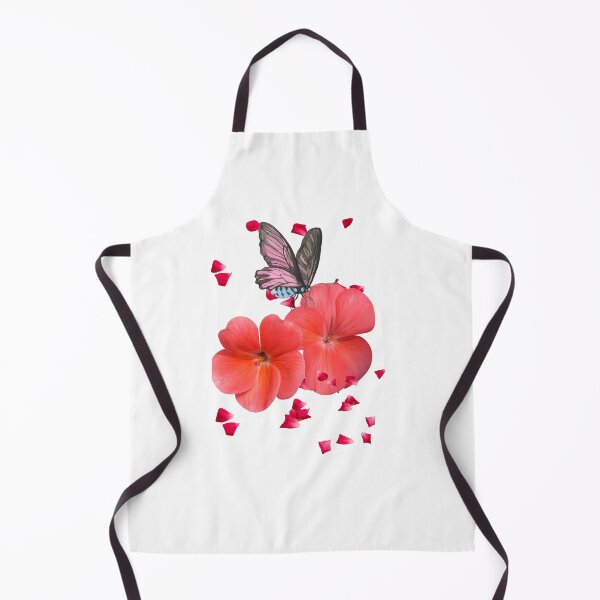 Item preview, Coral Flower Art with Butterfly – Elegant Minimal Nature Illustration designed and sold by EdgeSphere.
