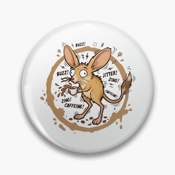 Item preview, Jittery Jerboa Espresso Coffee Stain Ring designed and sold by Arc2020.
