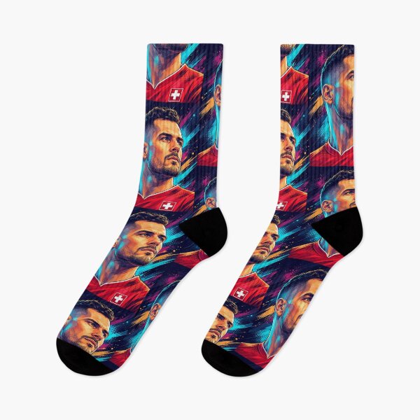 Item preview, Granit xhaka Pop Art Portrait designed and sold by DonetTrent.